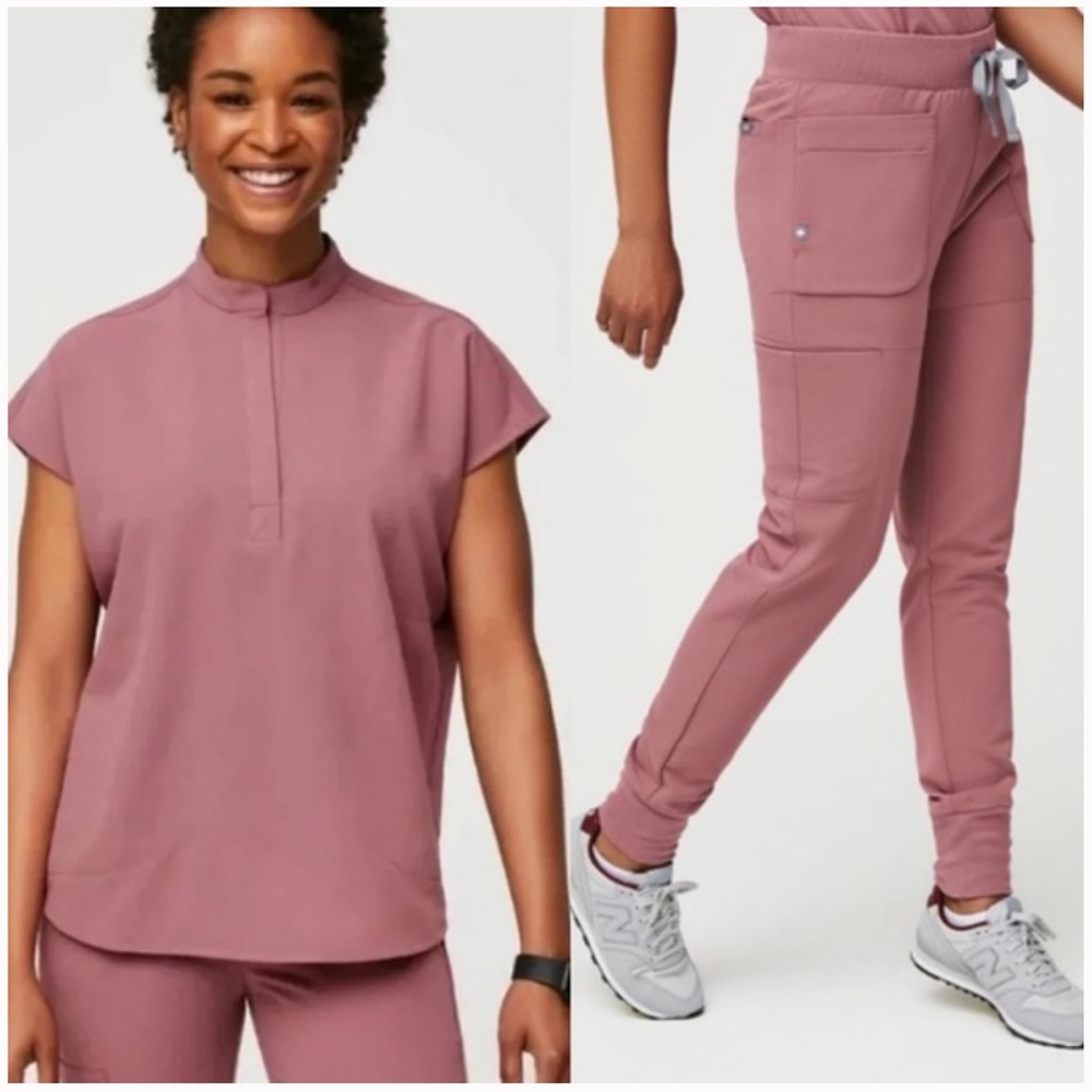 Figs Mauve Scrub Set - image 1